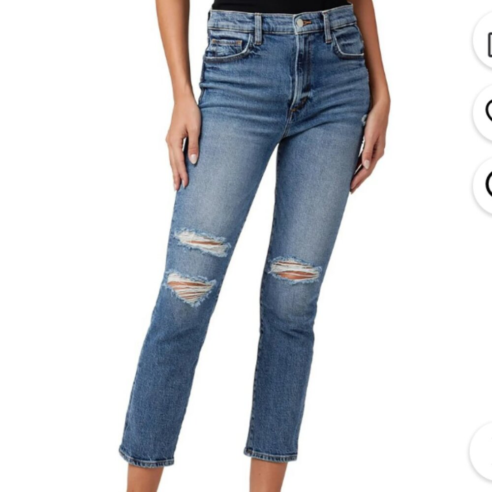 Joe's jeans Luna women High rise cigarette crop jeans SZ 27